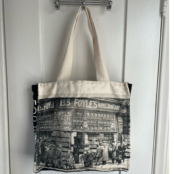 Foyles Handbags - Foyles Bookstore England Canvas Tote Bag
